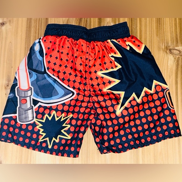 Angry Birds Star Wars Boys Swim Trunks 4/5 Like New Condition - Picture 6 of 8